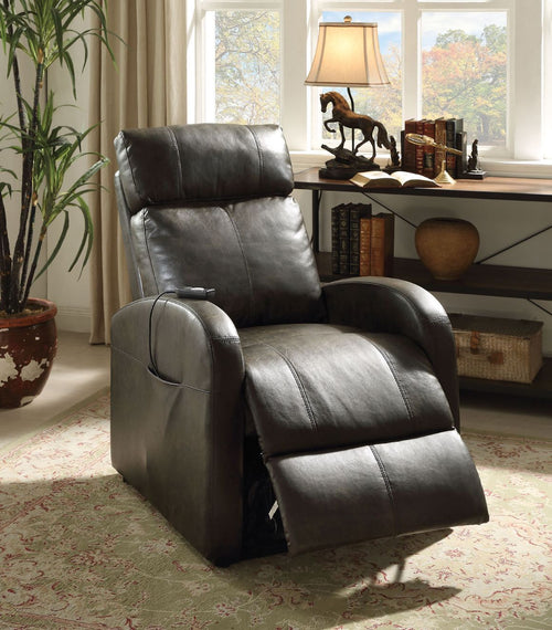 Ricardo - Recliner w/Power Lift Dark Gray