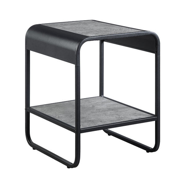 Raziela - End Table Black 1 Shelf