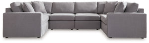 Modmax - Granite - Sectional Gray 6 Pc. Sectional