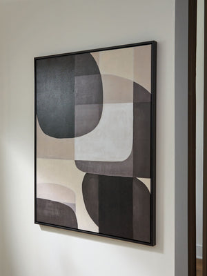 Kesleigh - Wall Art - Black / White