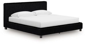 Zuraleus - Upholstered Bed Black King