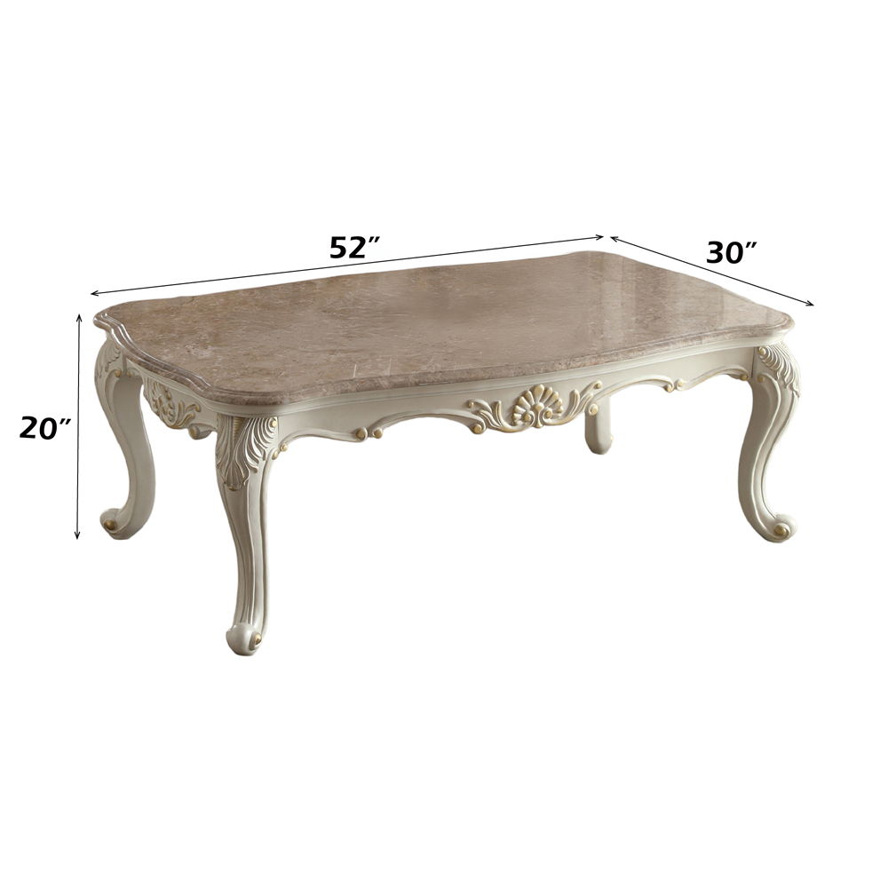 Chantelle - Coffee Table Pearl White
