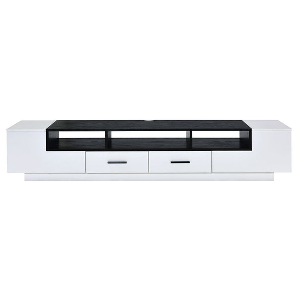 Armour - TV Stand - White & Black