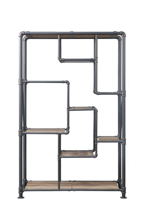 Brantley - Bookshelf - Antique Oak & Sandy Gray