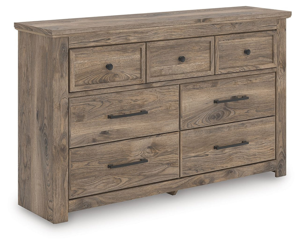 Rusticott - Seven Drawer Dresser Light Brown Dressers