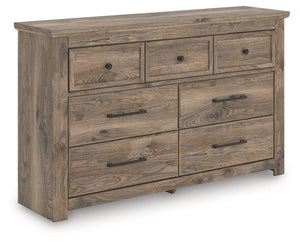 Rusticott - Seven Drawer Dresser Light Brown Dressers