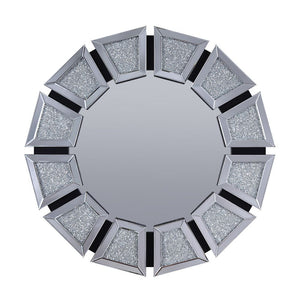 Noralie - Accent Mirror - Mirrored, Faux Diamonds