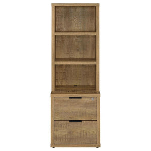 Westpark - 3-Shelf Bookcase USB And Lockable Drawer