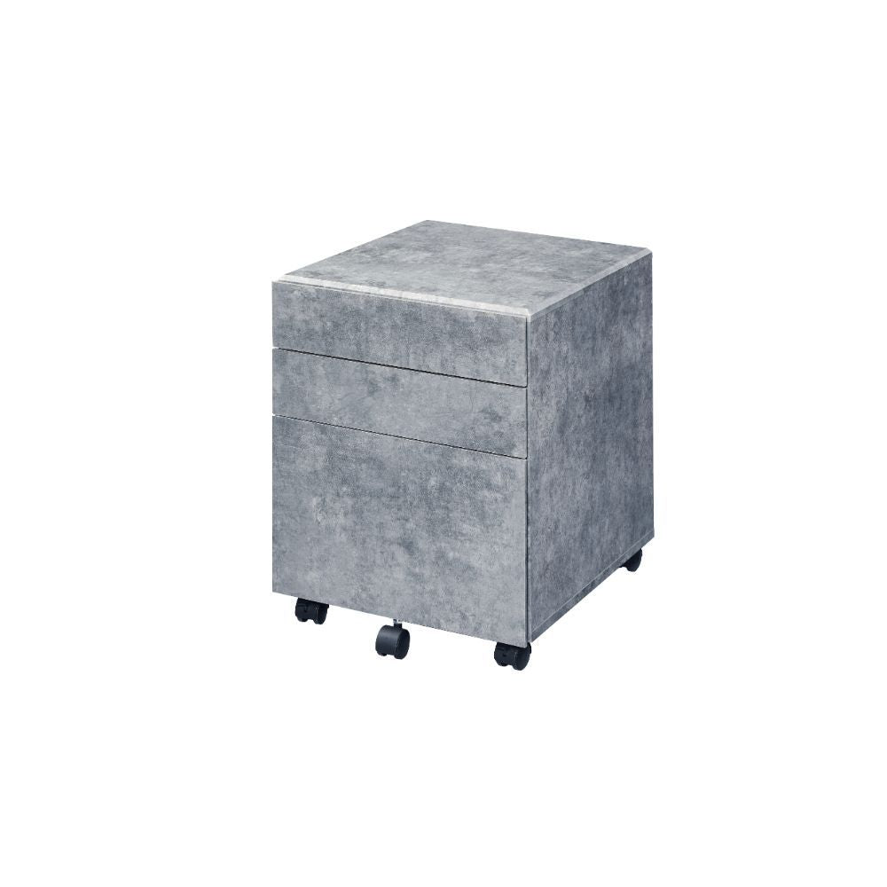 Jurgen - File Cabinet Silver