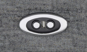 Bahrain - Upholstered Motion Sofa Dark Gray Power Reclining