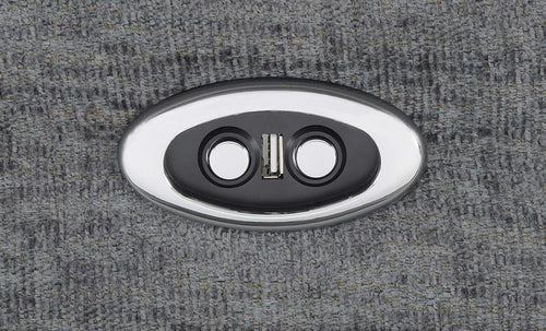 Bahrain - Upholstered Motion Sofa Dark Gray Power Reclining