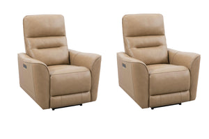 Taylor - Power Zero Gravity Recliner Light Brown 2 Pieces