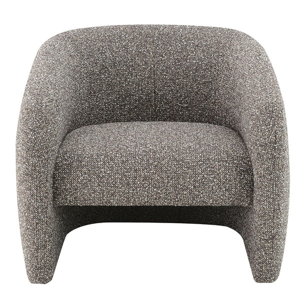 Livia - Accent Chair - Brown & Gray Tweed