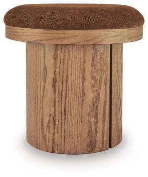 Lewisen - Accent Ottoman - Clay