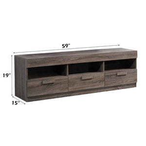 Alvin - TV Stand - Rustic Oak
