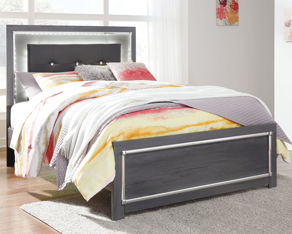 Lodanna - Panel Bed Gray Full None