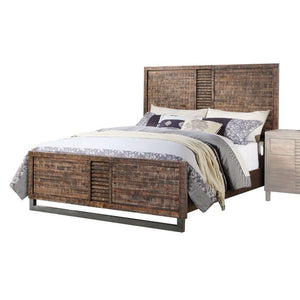 Andria - Transitional Bed Reclaimed Oak Queen