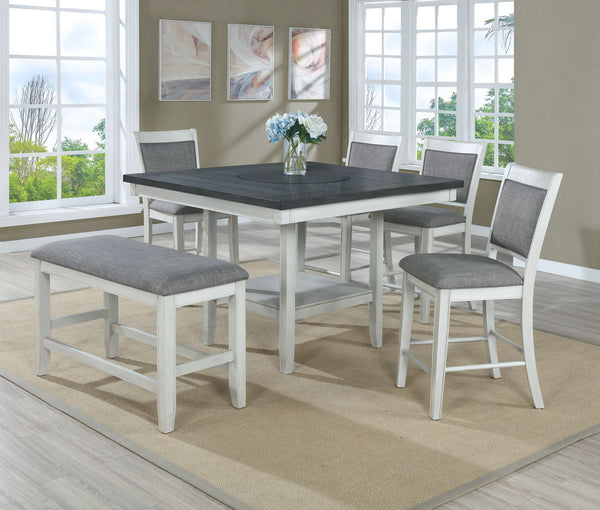 Fulton - 6 Piece Dining Room Set - Chalk White