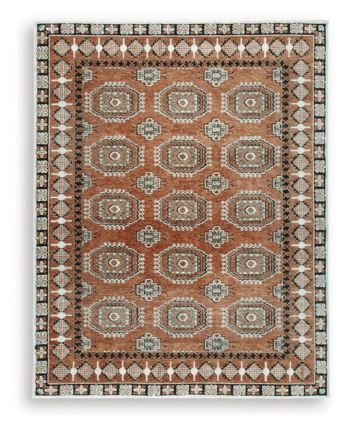 Qaabiz - Rug Dark Brown 8' x 10'