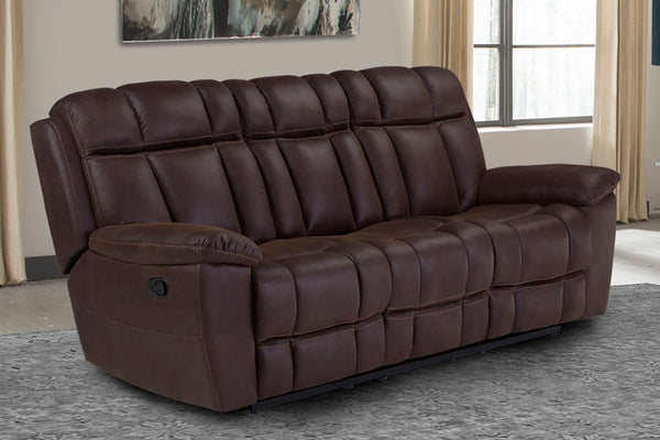 Goliath - Manual Sofa - Arizona Brown