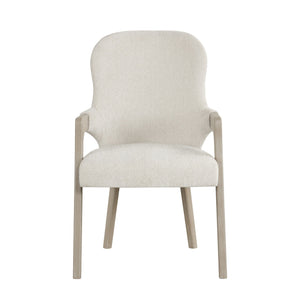 Gwendolyn - Upholstered Arm Chair (Set of 2) - Cerused Taupe