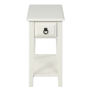 Jeana - Accent Table - White