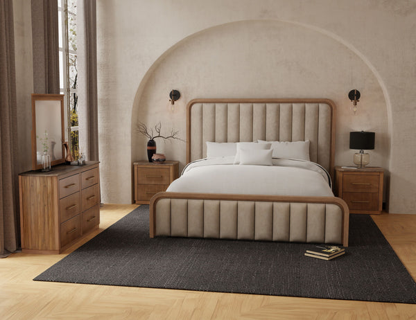 Mezquite - Upholstered Panel Bed