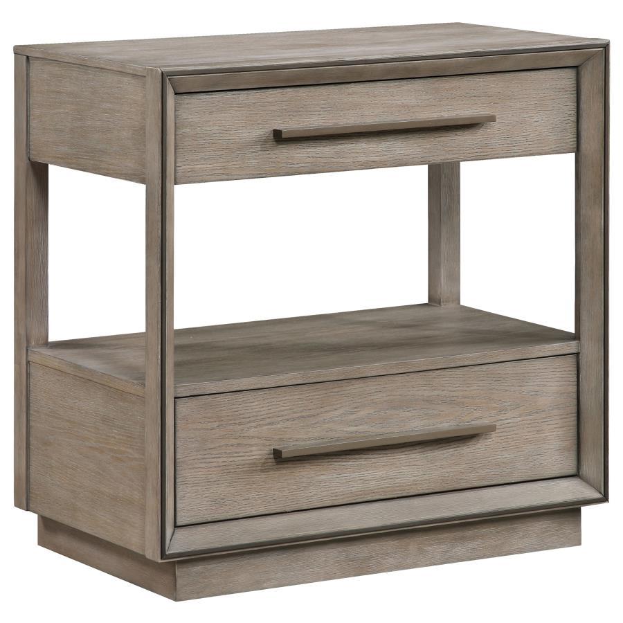 Durango - 2-Drawer Nightstand Dark Brown