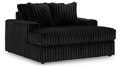Midnight-Madness - Oversized Chaise Black