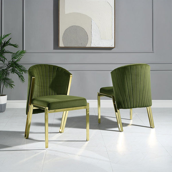 Fallon - Side Chair (Set of 2) Green
