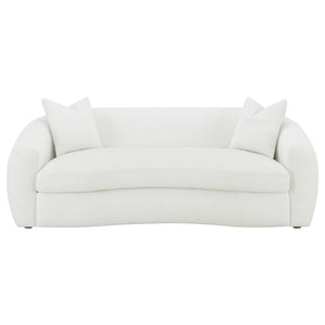 Isabella - Faux Sheepskin Upholstered Sofa Set