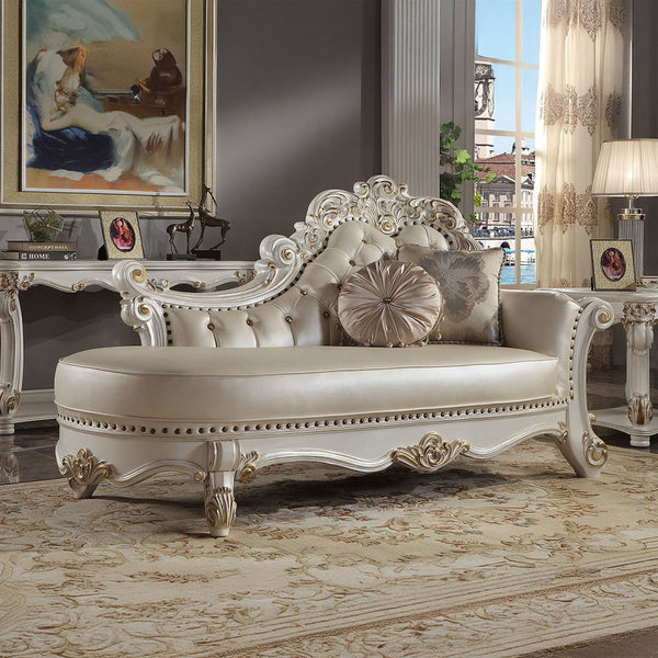 Vendome - Chaise w/2 Pillows Antique Pearl