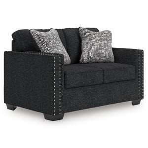 Jasmine Peaks - Loveseat - Coal