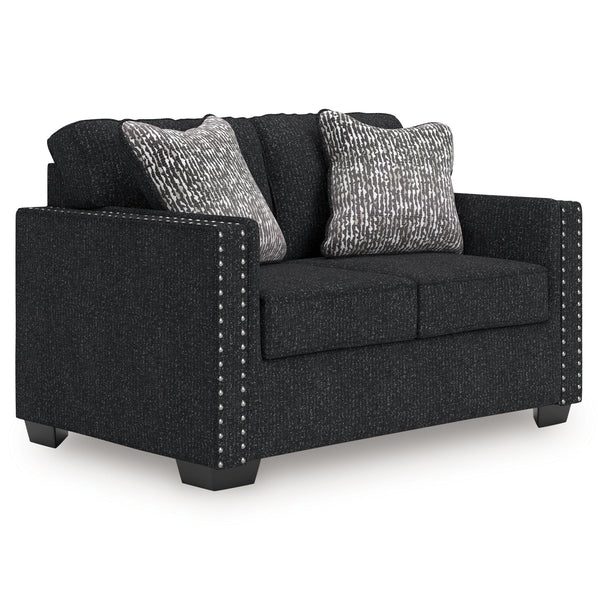 Jasmine Peaks - Loveseat - Coal