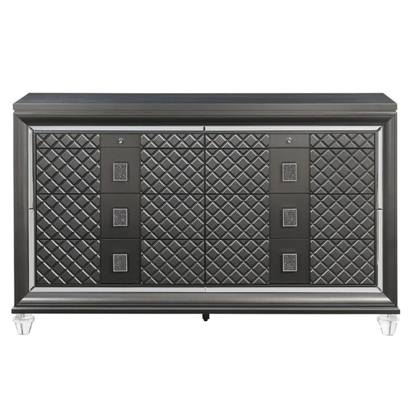 Sawyer - Dresser - Metallic Gray