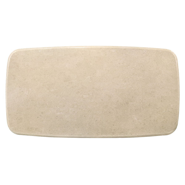 Kasha - Dining Table With Marble Top Top - Vintage Oak