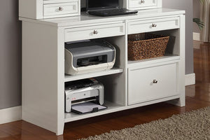 Boca - Credenza With Hutch - Cottage White