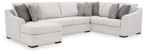 Koralynn - Sectional Beige 3 Pc.Left Arm Facing Corner Chaise Sectional