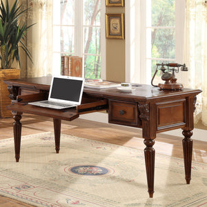 Huntington - Writing Desk - Antique Vintage Pecan