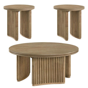 Adina - Round Coffee Table Set