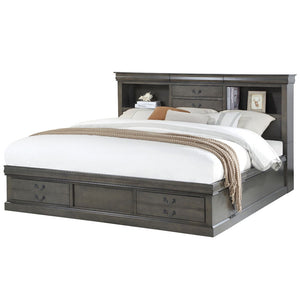 Louis Philippe III - Bed w/Storage