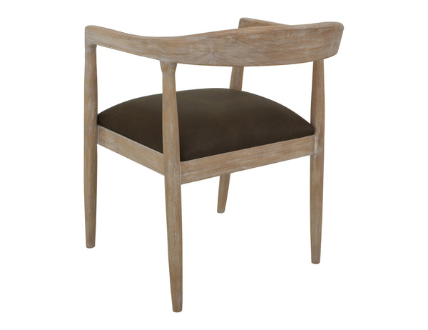 Teak - Chair - Ivory White