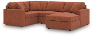 Modmax - Spice - Sectional Light Brown 4 Pc. Sectional With Raf Corner Chaise And Laf Corner Chair