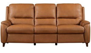 Austin - Power Reclining Sofa P2 - Caramel Cream