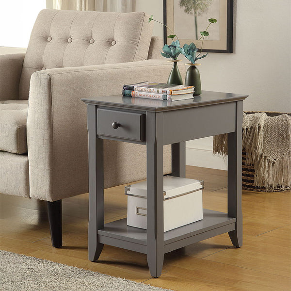 Bertie - Accent Table Gray