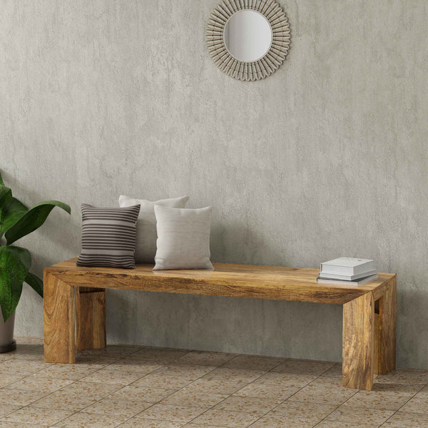 Crossings - Downtown Dining Bench - Amber