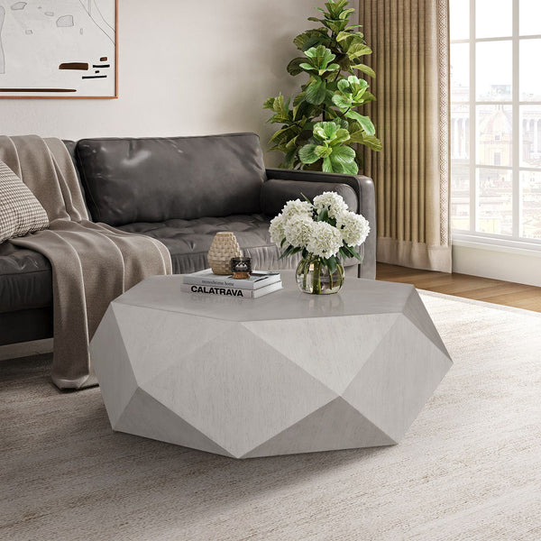 Hanniel - Coffee Table White