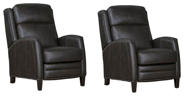 Vermont - Power High Leg Recliner Dark Brown 2 Pieces