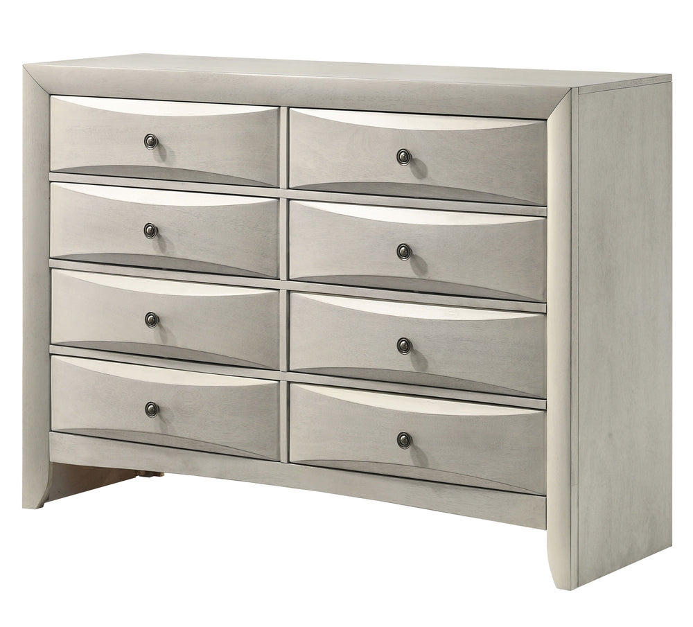 Emily - Dresser 8 Drawers - White