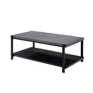 Linea - 3 Piece Occasional Set (1 Coffee & 2 End Tables) - Dark Gray